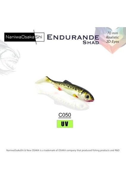 Nanıwaosakashı Endurande Shad 70MM C050