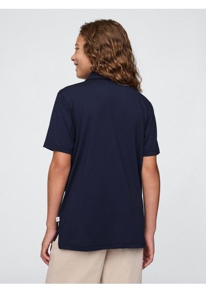 Erkek Çocuk Siyah Gapfit Tech Performans Polo T-Shirt fırsatları