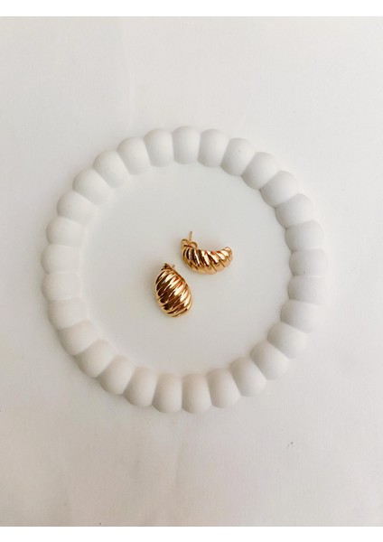 Yaz Deniz Kabuğu Çelik Küpe