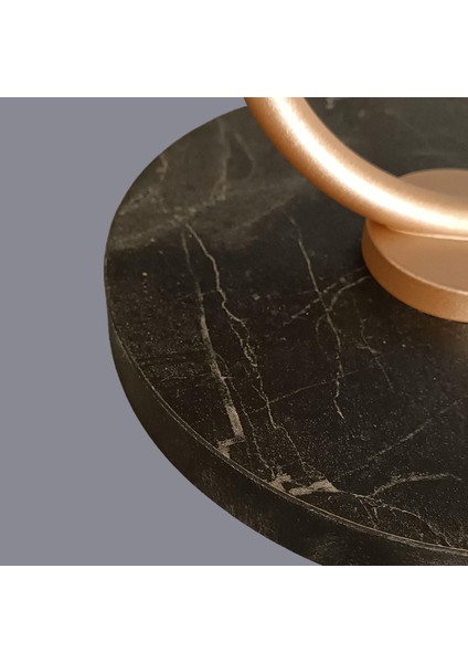 Glora Mermer Desenli Rose Gold Abajur fırsatları
