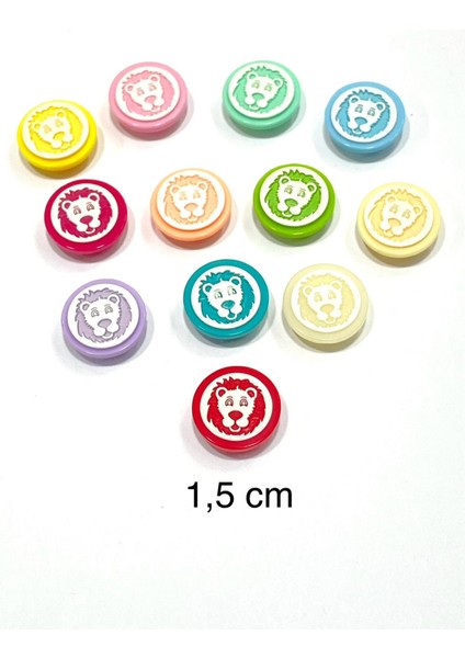 Bebek Düğmesi / Aslan Yüzü Model / 10 Adet fiyatları