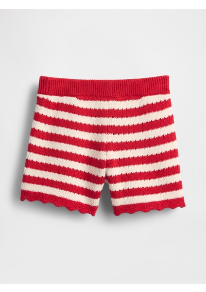 Kız Bebek Kırmızı Örgü Şort fiyatları