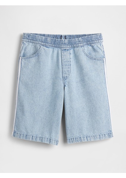 Kadın Denim Mavi 11" Mid Rise Ultrasoft Easy Denim Şort fiyatları