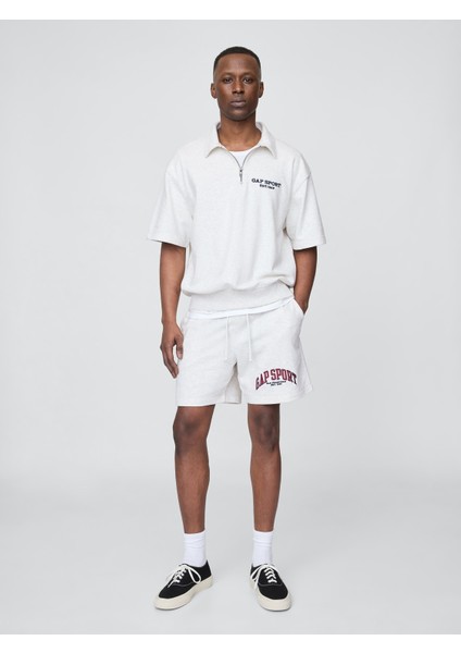 Erkek Beyaz Vintagesoft Spor Çeyrek Fermuarlı Pullover Sweatshirt fiyatları