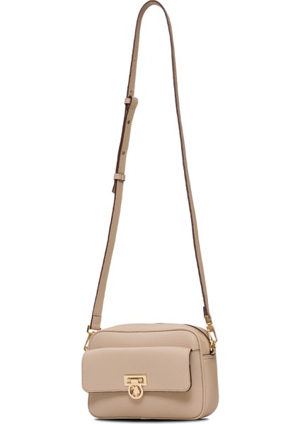 Bej-Bordo U.s. Polo Assn. Kadın Postacı Çantası US25548 modelleri