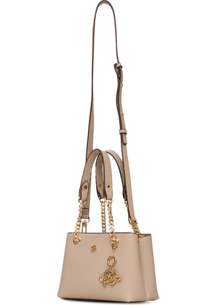 Bej-Bordo U.s. Polo Assn. Kadın Omuz Çantası US25539 modelleri