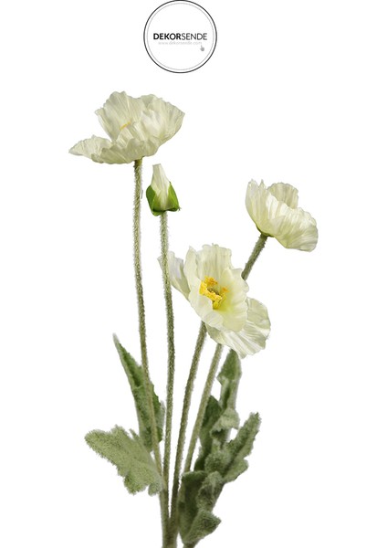 Yapay Anemon Çiçeği Beyaz 58 cm fiyatları