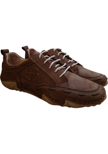 Siyah Hakiki Deri Casual Sneaker Ortopedik Spor Ayakkabı Günlük Yumuşuk Taban Rahat Kalıp Ahtapot Model