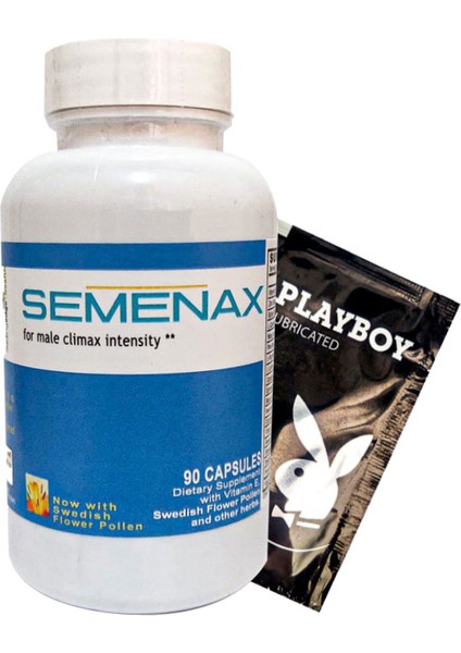Semenax Erkeklere 90 Lı Özel Perfor.mans Destekleyici BRK:001 + H.ediye Playboy Kaydıran Jel