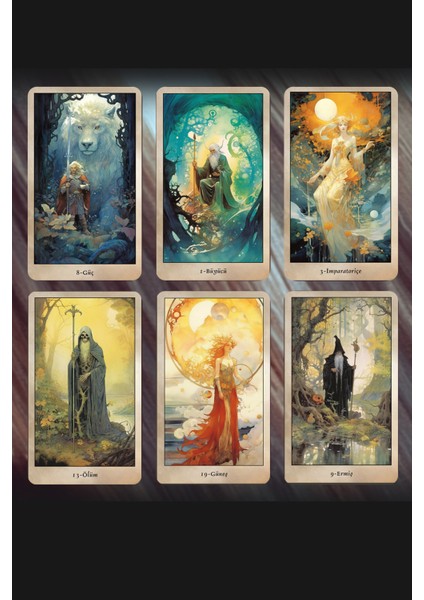 Mistik Orman Tarot Destesi / 78 Kart ve Rehber Kitap