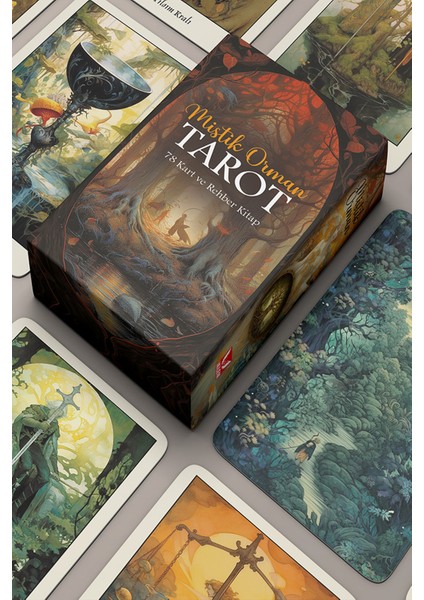 Mistik Orman Tarot Destesi / 78 Kart ve Rehber Kitap