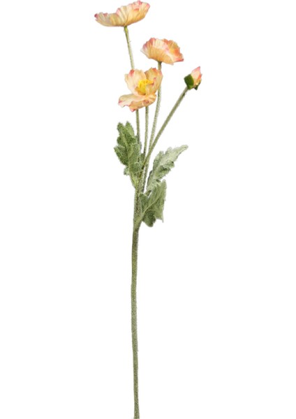 Yapay Anemon Çiçeği Turuncu 58 cm