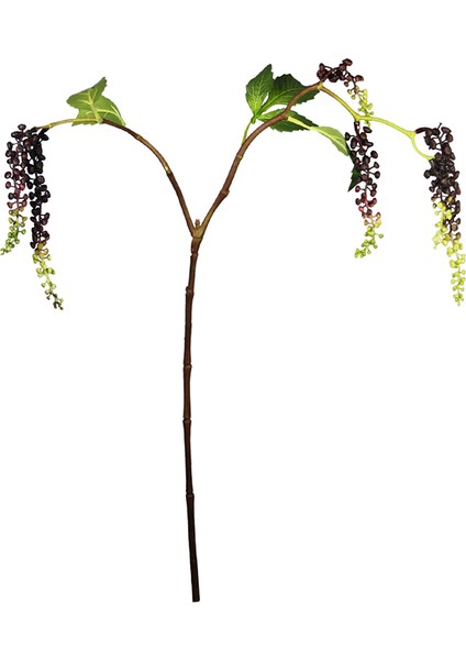Yapay Berry Garnitür Dalı Mor 65 cm