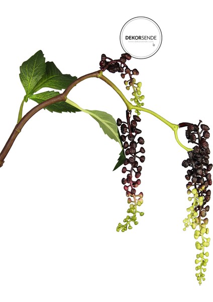 Yapay Berry Garnitür Dalı Mor 65 cm fırsatları