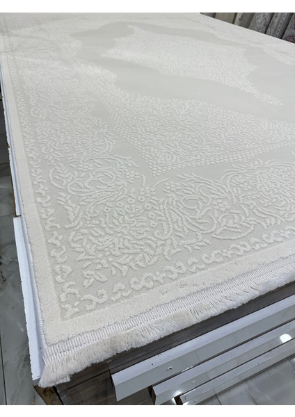 Akrilik Beyaz Halı Salon Halısı Ömürlük Kalite Argın Halı fiyatları