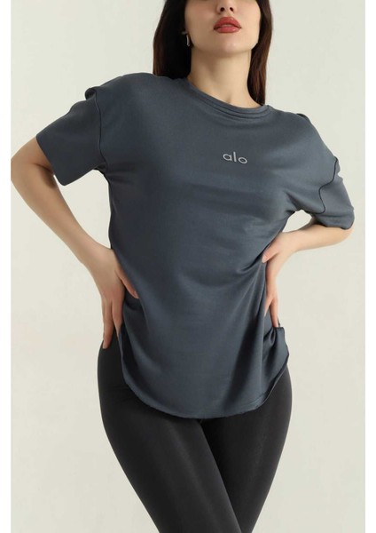 Oversize Kısa Kollu Kadın T-Shirt-Al@ fırsatları