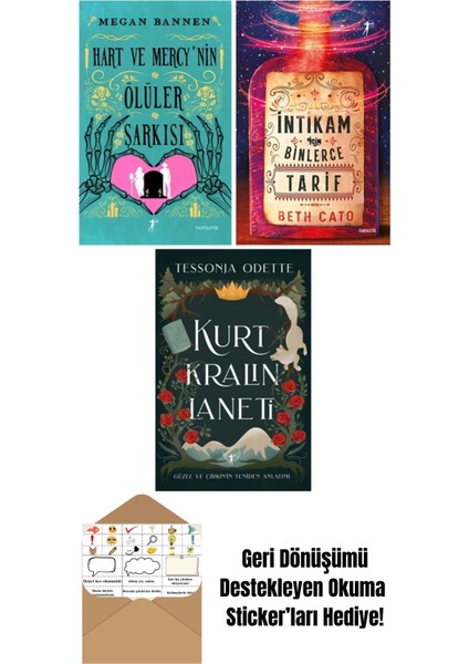 Hart ve Mercy'nin Ölüler Şarkısı 3 Kitap Set + Okuma Sticker'ları