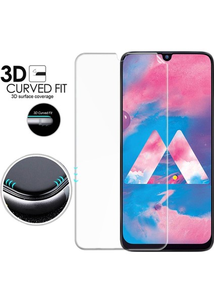 Samsung Galaxy M30 ile Uyumlu Ön Arka Koruma Full Body Jelatin
