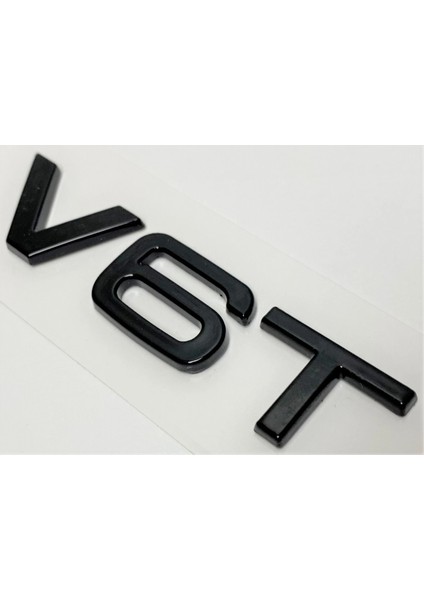 Audi Q7 Serisi Uyumlu V6T Piano Black Çamurluk Yazısı 3m 3D Abs fiyatları