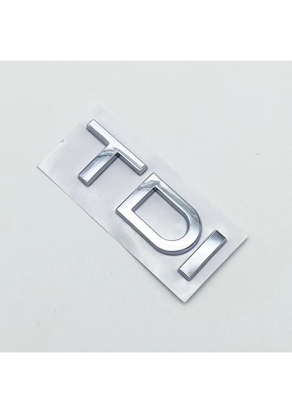 Audi A7 Serisi Uyumlu Tdı Krom Bagaj Yazısı 3m 3D Abs