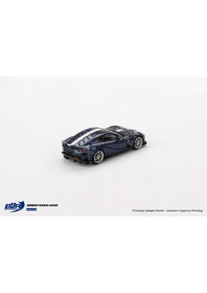 Mini Gt 1/64 Bbr Ferrari 812 Competizione Blu Tour De France BBRFER64011 modelleri