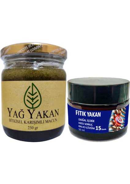 Yağyakan Macun 250 ml + ile Yanında Fıtıkyakan Krem 50 ml