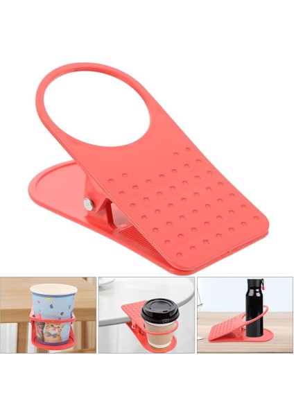 SN-14518 Mandallı Pratik Masa Kenarı Bardak Tutucu