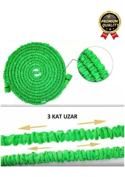 Çok Amaçlı Kırılmaz Dolaşmaz 7 Fonksiyonlu Bahçe Sulama Araç Yıkama Tabancalı Uzayan Hortum 30 mt indirimleri