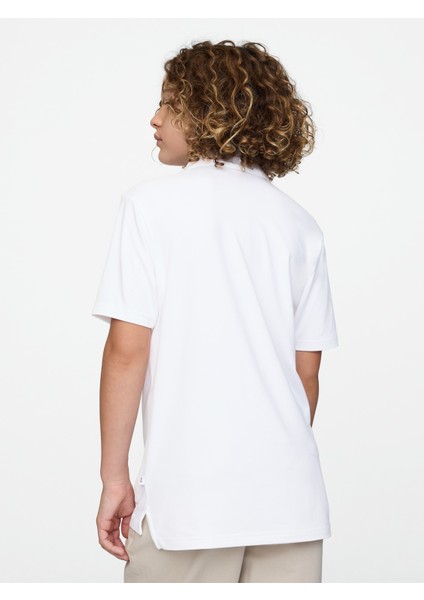 Erkek Çocuk Beyaz Gapfit Tech Performans Polo T-Shirt fırsatları