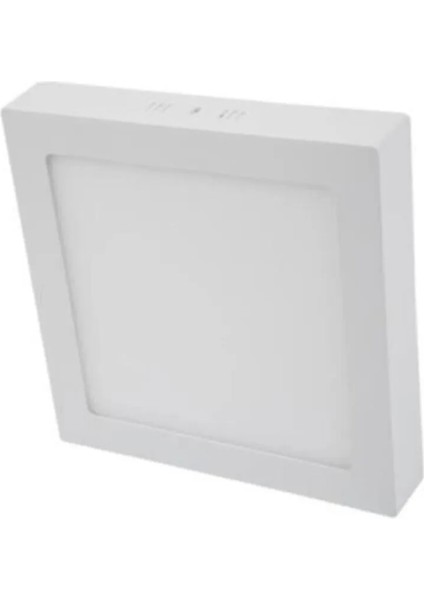 CT-5272 30W Panel LED Armatür Beyaz Kare Sıva Üstü Metal Kasa Beyaz Işık 6400K