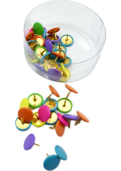 Plastik Başlı Renkli Raptiye 50 Li (RP50) modelleri