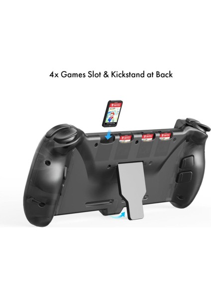 Nintendo Switch Controller, Switch Sol ve Sağ Joystick'li Genişletilmiş Kavrama Kontrol Cihazı, Extended Grip, Controller