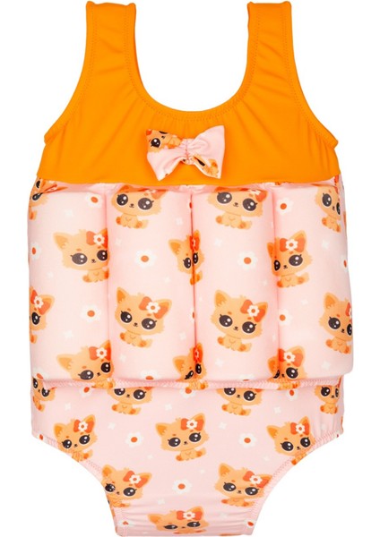 Swimfoam Kitty Yüzmeye Yardımcı Batmaz Kız Çocuk Mayosu