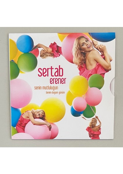 Sertab Erener Senin Mutluluğun Benim Doğum Günüm 4 Şarkılık CD (Orjnal Dönem Baskı Cd)