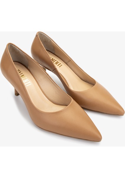 Kadın Taba Deri Topuklu Ayakkabı 1074 2088 Bn Ayk Y25 Taba Dr fiyatları