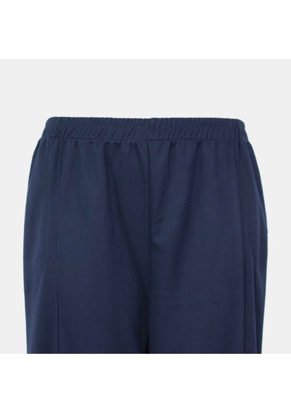 Kadın Beli Lastikli Önü Dikişli Cepli Dar Paça Pantolon