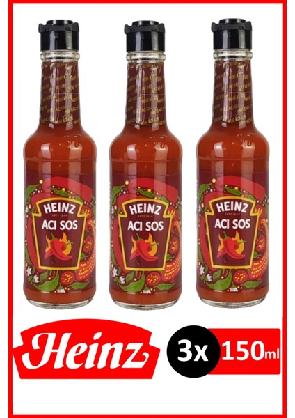 Acı Sos 150 ml x 3 Adet