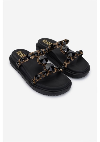 Kadın Vegan Düz Terlik 1141 JUDY-342 Bn Trlk Y25 Leopard