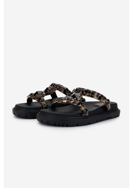 Kadın Vegan Düz Terlik 1141 JUDY-342 Bn Trlk Y25 Leopard