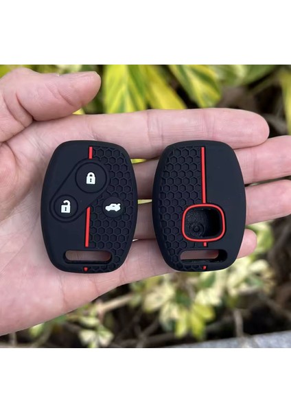 Honda Civic Fd6 Crv Accord Uyumlu 3 Tuşlu Silikon Anahtar Koruma Kılıfı 2.resime Bakınız fırsatları