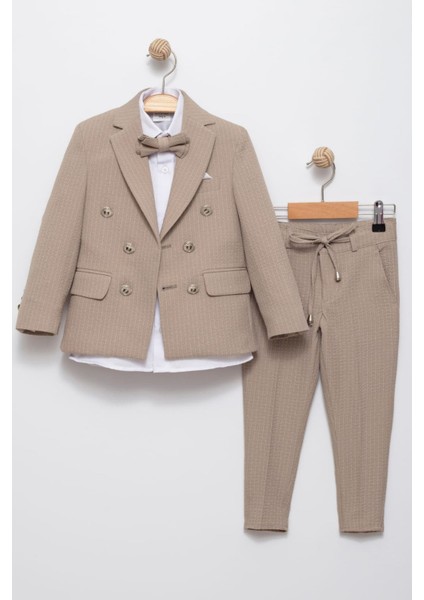 Erkek Çocuk Çizgili Spor Takım Elbise