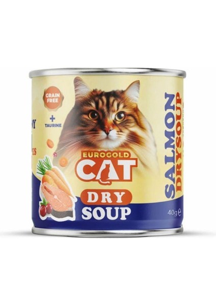 Eurogold Cat Kuru Çorba Somonlu 40 gr