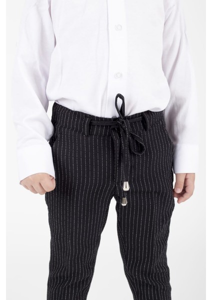 Erkek Çocuk Çizgili Spor Takım Elbise modelleri