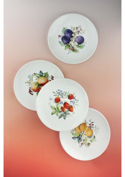 Fruit Special 4 Parça Pasta Tabağı