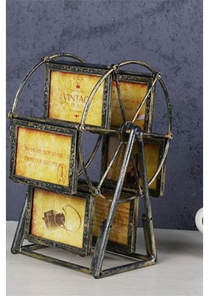 Ahşap Dekoratif Resim Albümü Dönme Dolap Şeklinde Resim Albümü Ahşap Hediyelik fiyatları