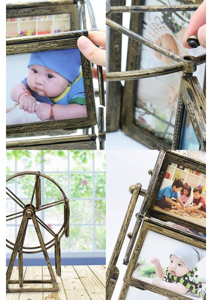 Ahşap Dekoratif Resim Albümü Dönme Dolap Şeklinde Resim Albümü Ahşap Hediyelik modelleri