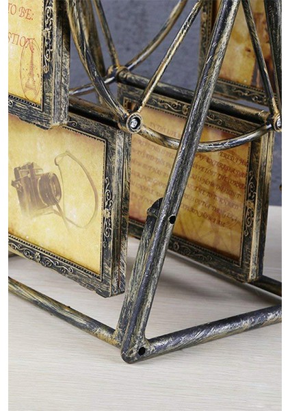 Ahşap Dekoratif Resim Albümü Dönme Dolap Şeklinde Resim Albümü Ahşap Hediyelik fırsatları