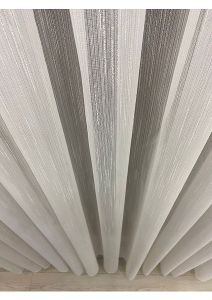 Venedik Armürlü Modern Şık Ekru Tül Perde 1/3 Sık Pileli fiyatları