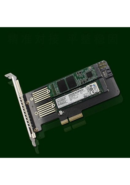 Sagrado M.2 Nvme&ngff Çift Yuvalı Adaptör Kartı, M.2 Nvme&ngff - Pcie Sata Genişletme Kartı, M Key/b Key Sabit Diski (Yurt Dışından)