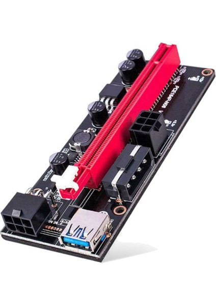Sagrado 8 Adet VER009S USB 3.0 Pci-E Adaptör Kartı Express 1x 4x 8x 16X Genişletme Adaptör Kartı Adaptörü Sata 6-Pin Güç Kablosu A (Yurt Dışından) modelleri